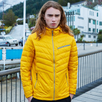 七匹狼户外运动羽绒外套男士青年冬季新款时尚休闲连帽轻羽绒服男