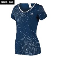 adidas 阿迪达斯 夏季女子短袖T恤 X74686 X74684