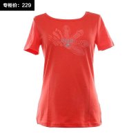 Adidas阿迪达斯2014夏季女子元针织短袖T恤 M34185 M34184