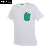 adidas阿迪达斯 夏季男子巴西足球图案T恤 Z33680