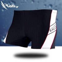 Rally游泳休闲健身平角泳裤游泳短裤韩国进口正品包邮高弹面料款8401