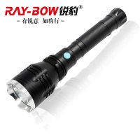 锐豹精品强光手电筒充电远射1000米防水进口LED高亮手电20W狩猎