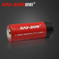 锐豹正品 手电筒26650型号电池锂电池充电电池 正品4000mAh 3.7V