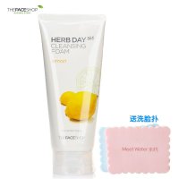 【中文专柜版】The Face Shop 菲诗小铺 草本植物 柠檬 洗面奶 170g