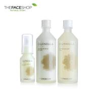 The face shop 菲诗小铺金盏花爽肤水150ml+精华素35ml+乳液150ml