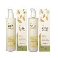 菲诗小铺（the face shop）鼠尾草籽chia seed奇异子 水灵 防敏 温和 爽肤水+乳液套装