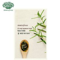 innisfree悦诗风吟 自然精粹真萃鲜润面膜贴 茶树--抑制痘痘 控油保湿（单片）