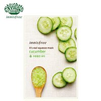 innisfree悦诗风吟 自然精粹真萃鲜润面膜贴 黄瓜--镇定肌肤 补水保湿（单片）