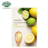 innisfree悦诗风吟 自然精粹真萃鲜润面膜贴 柠檬--嫩白亮肤 清爽透明（单片）