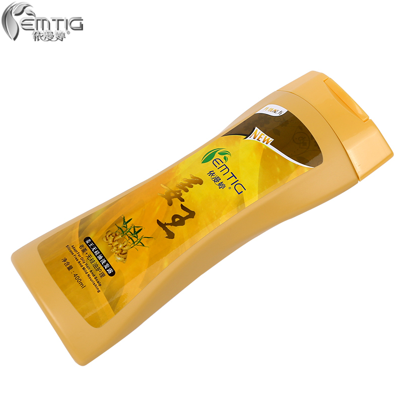依漫婷 姜王无硅油洗发水400ml 老姜润养修护深层清洁洗发露 水润控油 去屑柔顺 成人儿童洗头水 混合性所有发质适用