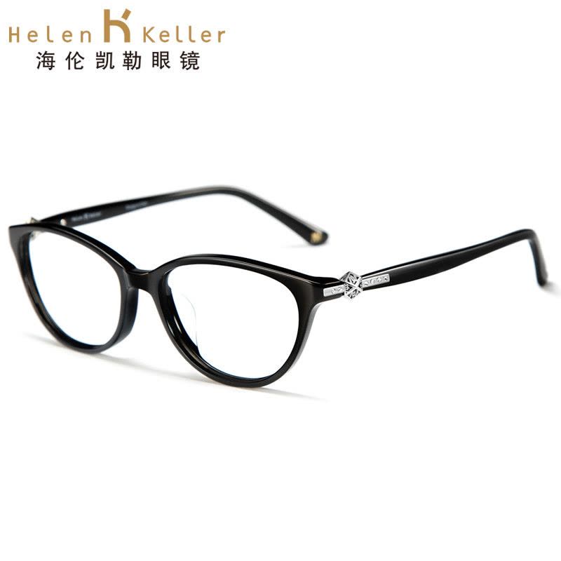 海伦凯勒 韩版复古潮圆脸眼镜框女大框百搭镜架可配近视眼镜9021图片