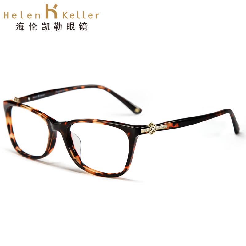 海伦凯勒 韩版复古潮圆脸眼镜框女大框百搭镜架可配近视眼镜9021图片