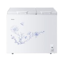 海尔(Haier) FCD-181XZ(DS) 181升 卧式双温大冷冻小冷藏冰柜 双顶开门