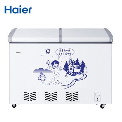 海尔(Haier) FCD-216SHT 海尔216升卧式冷柜 低能耗节能 双温双箱 深冷速冻