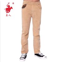 名人童装2014男童秋冬灯芯绒休闲裤中大男童休闲长裤