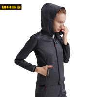 WHS沃海森 春秋修身显瘦运动外套女款健身跑步训练长袖连帽卫衣女