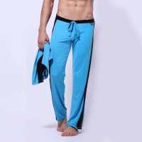 湛蓝内衣 男士运动裤长裤跑步裤弹力牛奶丝家居休闲裤 WJ网将7069