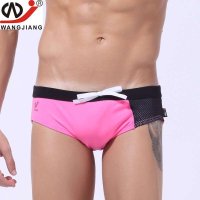 湛蓝内衣 男泳裤 男三角低腰游泳裤 时尚温泉泳裤泳衣 WJ网将7204