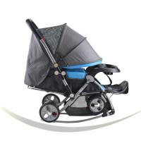 宝宝好婴儿车宝宝好婴儿推车可坐躺伞车轻便可摇马童车BB车720N（蓝色）