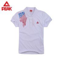 2016夏季 Peak/匹克女短袖 翻领情侣款短T恤经典POLO衫F612618