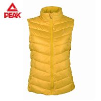 正品匹克情侣马夹2016年冬新款女休闲保暖薄羽绒马夹F444058