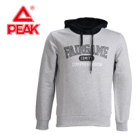 PEAK/匹克2016秋季新款男装运动休闲时尚保暖连帽卫衣外套F661077
