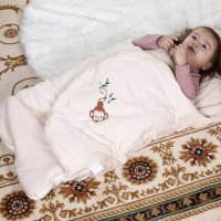 凯芙兰婴儿抱被两用品新生儿秋冬款抱毯纯棉宝宝包被加厚必备
