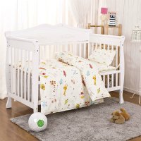 凯芙兰 幼儿园被子三件套 纯棉被褥 夏被儿童棉花含芯全棉床品