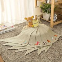 kaifulan凯芙兰天然口水巾彩棉三角巾无印染环保