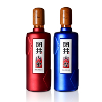 白酒礼盒装 52°国井内参500ml*2瓶 国井香型 高度原浆酒 纯粮酿造 国产白酒