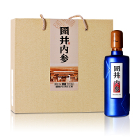 白酒礼盒装 52°国井内参500ml*2瓶 国井香型 高度原浆酒 纯粮酿造 国产白酒