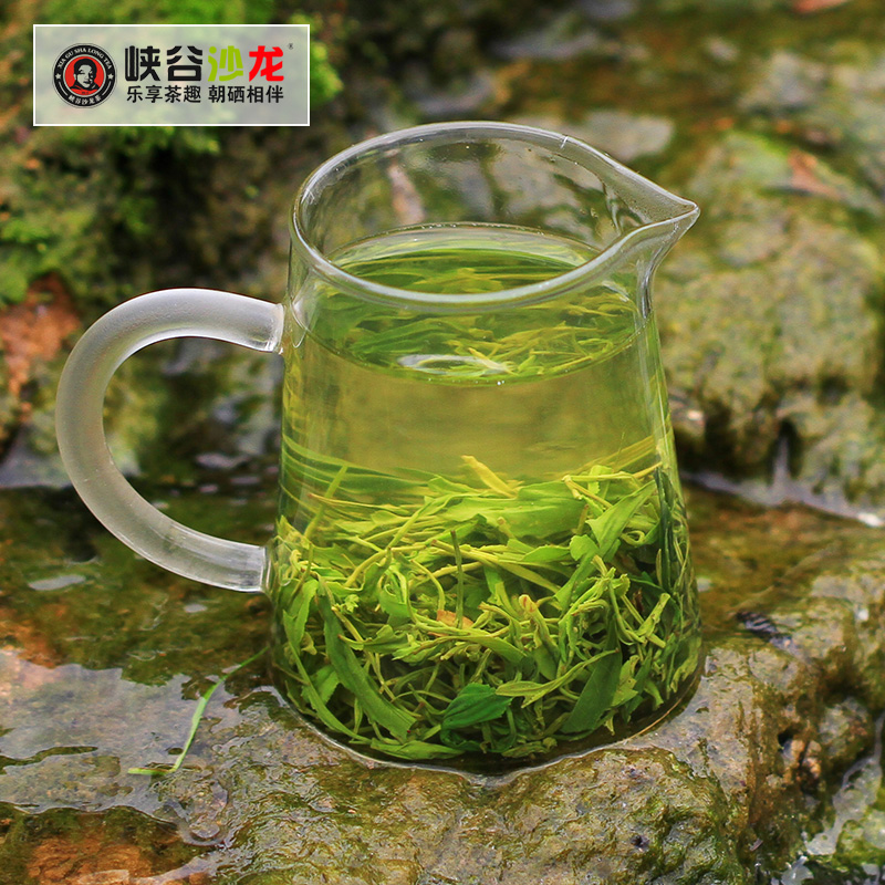 峡谷沙龙 手工茶 桂坊硒茶 恩施一级高山硒茶 炒青绿茶250g/罐装