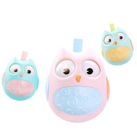 婴儿玩具猫头鹰不倒翁3-6-12个月宝宝0-1岁早教益智点头娃娃-颜色随机