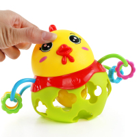 婴儿玩具手摇铃3-6-12个月宝宝0-1岁早教益智鸡宝宝