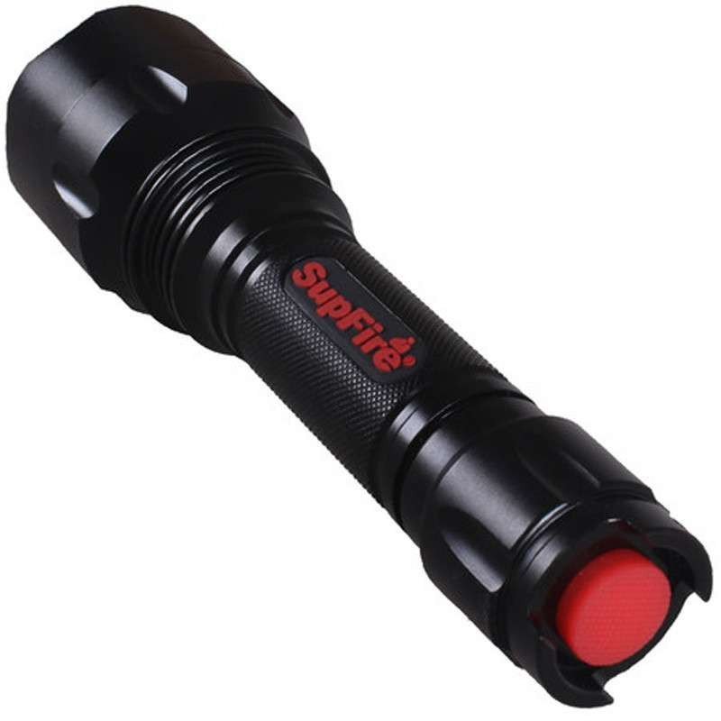 Supfire/神火 新品T10-T6 泛光远射型强光手电筒 进口CREE T6 LED高亮无黑圈 led强光户外骑行