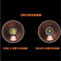 神火Supfire F3 微型LED强光调焦手电 变焦骑行远射 户外手电筒 生活防水身手电 F3-L2款