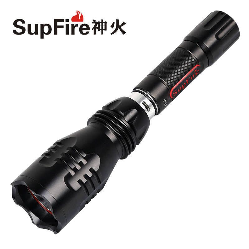 Supfire/神火Y-3A Y-3远射型手电 隐藏式充电设计 LED 5档调光防水型  户外图片