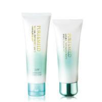 泊美PURE&MILD 植物奢白系列美白保湿补水超值2件套装水润I(清爽型)（洁面膏120g+面膜100g）