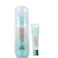 泊美PURE&MILD 植物奢白系列美白保湿补水超值2件套装水润II(滋润型)（洁面摩丝140g+眼霜25g）