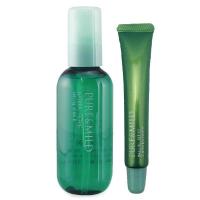 资生堂泊美PURE&MILD 植物纯净界控油保湿祛痘补水2件超值套装II(滋润型)(水130g+眼部精华20g）