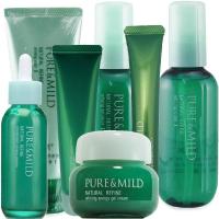 资生堂泊美祛痘补水II(滋润型)洁面100g水130g眼部精华20g密集精华40g乳液100g醒肤霜50g隔离霜40g