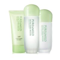 资生堂泊美套装植物倍水润保湿补水滋养3件套装组合 洁面+水+乳滋润型