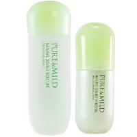 资生堂泊美PURE&MILD 植物倍水润保湿补水滋润2件套I(水润型)水150g+精华液40g