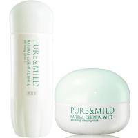 泊美PURE&MILD 植物芯润白凝亮美白保湿补水2件超值套装I(水润型)（水150g+睡眠面膜80g）