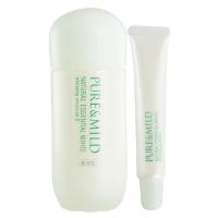 泊美PURE&MILD 植物芯润白凝亮美白保湿补水2件超值套装II(滋润型)（乳液120g+眼精华20g）