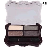 爱丽小屋ETUDE HOUSE 蜜桃花式闪亮四色眼影盒 5#咖啡卡其