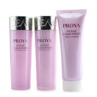 珀莱雅 海洋透皙白3件套（洗面奶120ml+柔肤水120ml+莹亮乳120ml）补水美白