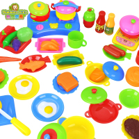 仙邦宝贝Simbable kidz 过家家玩具套装 60件套做饭塑料玩具 3-6岁过家家厨房玩具 360*260*95
