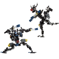 古迪积木玩具塑料拼装变形机器人恐龙金刚益智黄蜂金刚6-14岁小颗粒拼插男孩玩具299片 200块以上