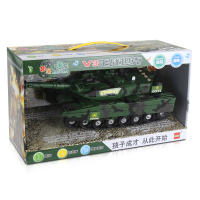 LEFEI/乐飞 V3主站坦克军事战车惯性车1:12儿童汽车模型音乐故事声光塑料玩具3-6岁